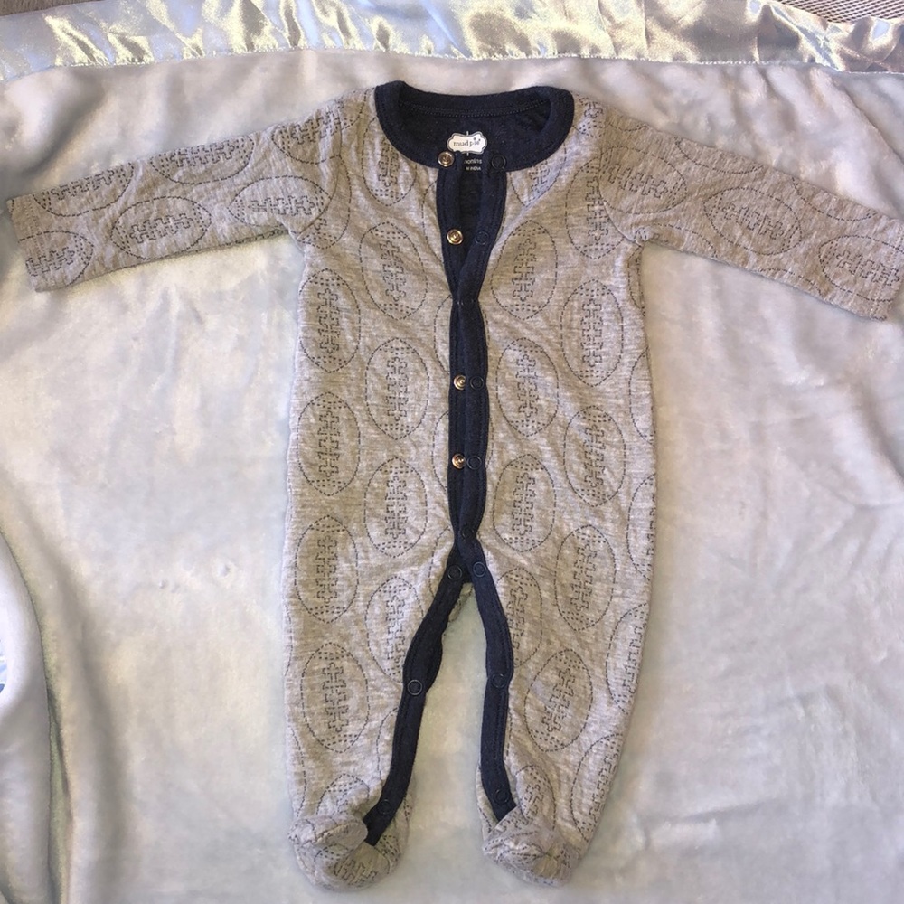 Mud Pie footie PJs